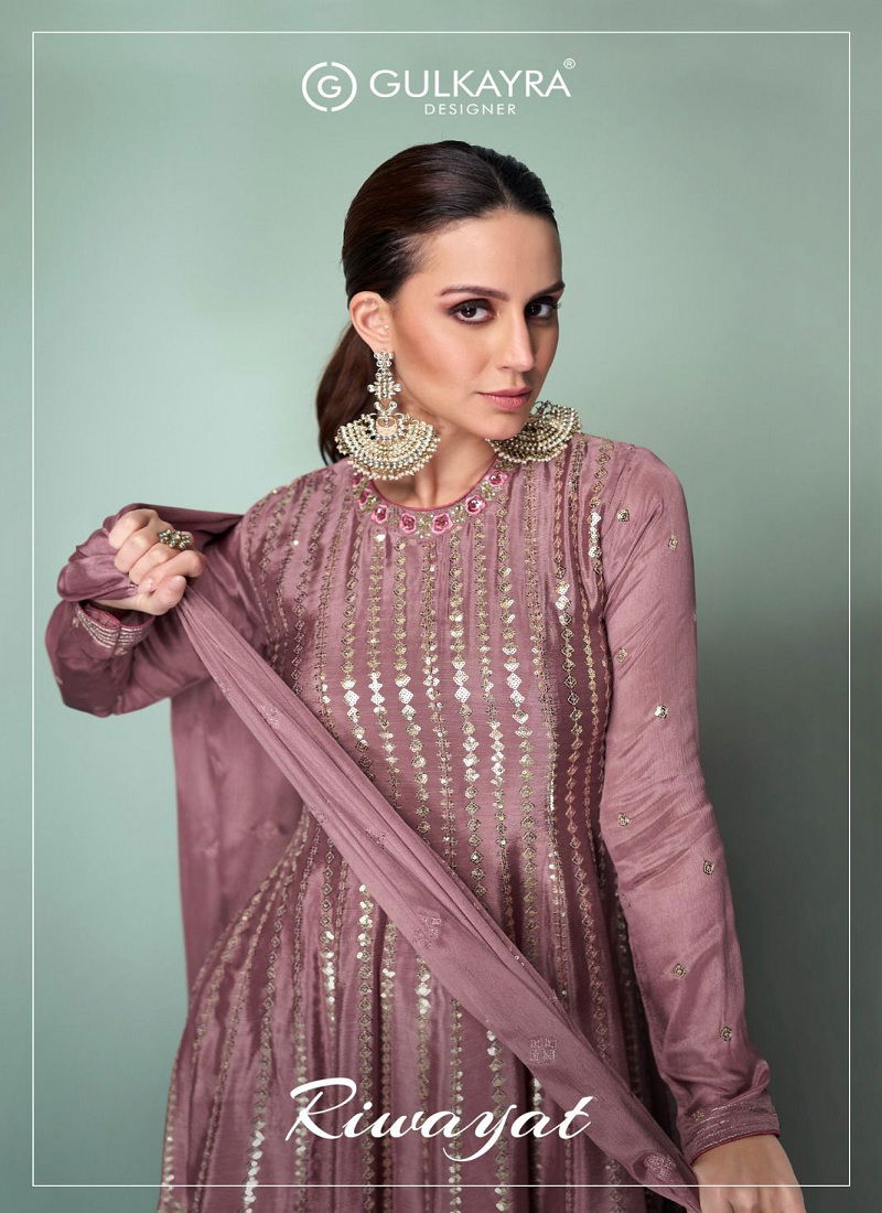 Riwayat By Gulkayra Chinon Wholesale Readymade Suits Suppliers In Mumbai Catalog
